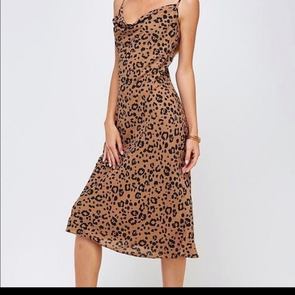 If by the sea Midi leopard print dress - Picture 2 of 2